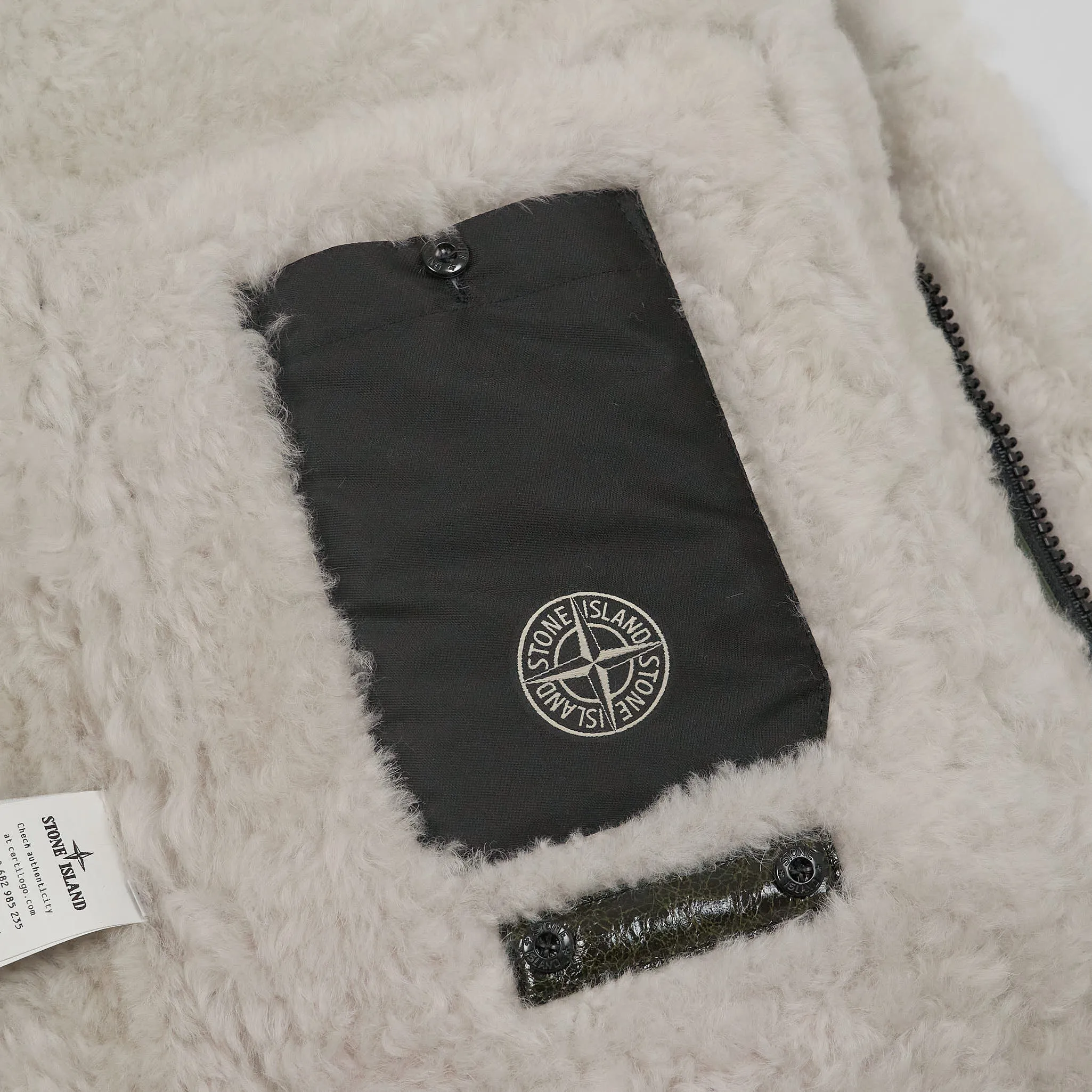 Stone Island Vitrified Sheepskin Parka