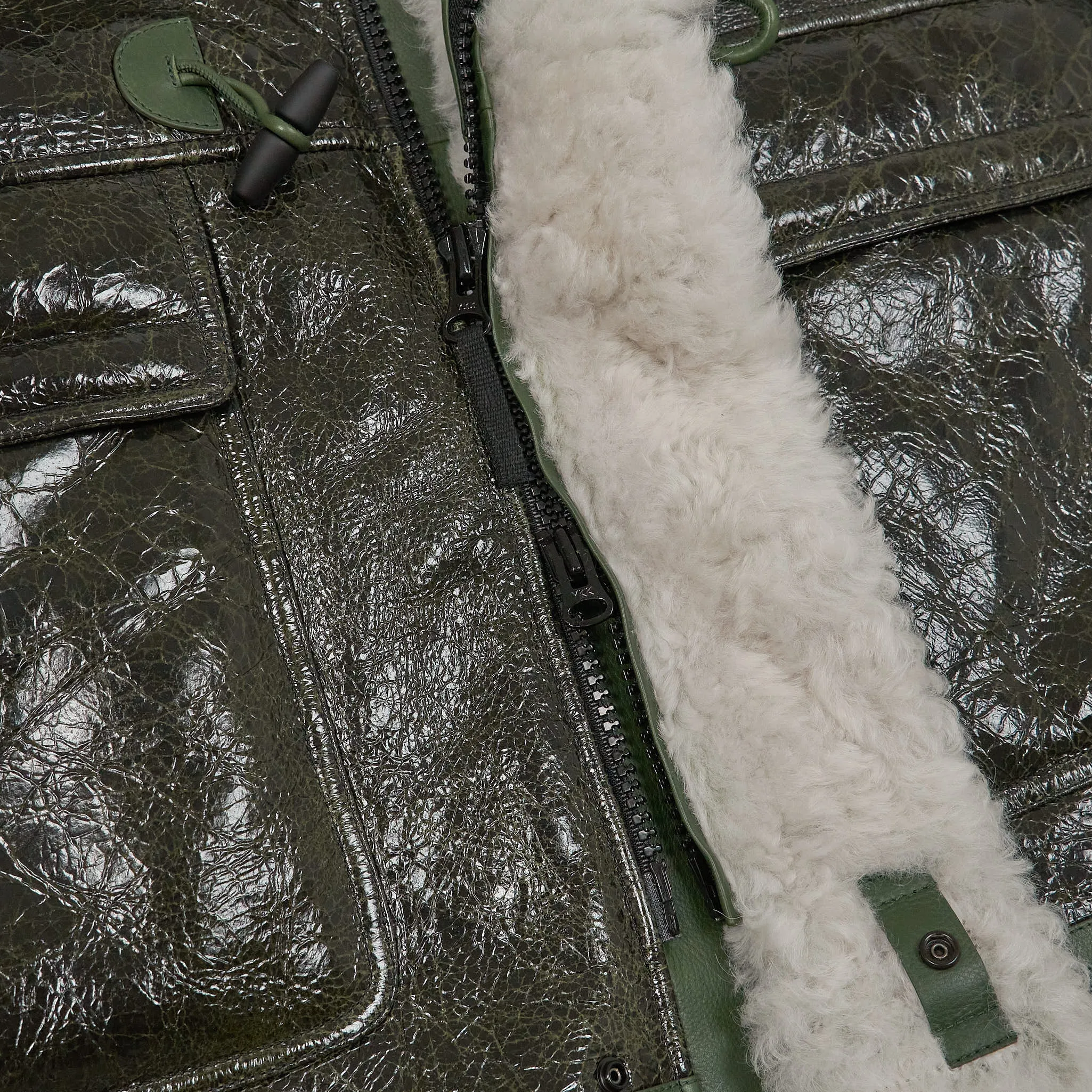 Stone Island Vitrified Sheepskin Parka