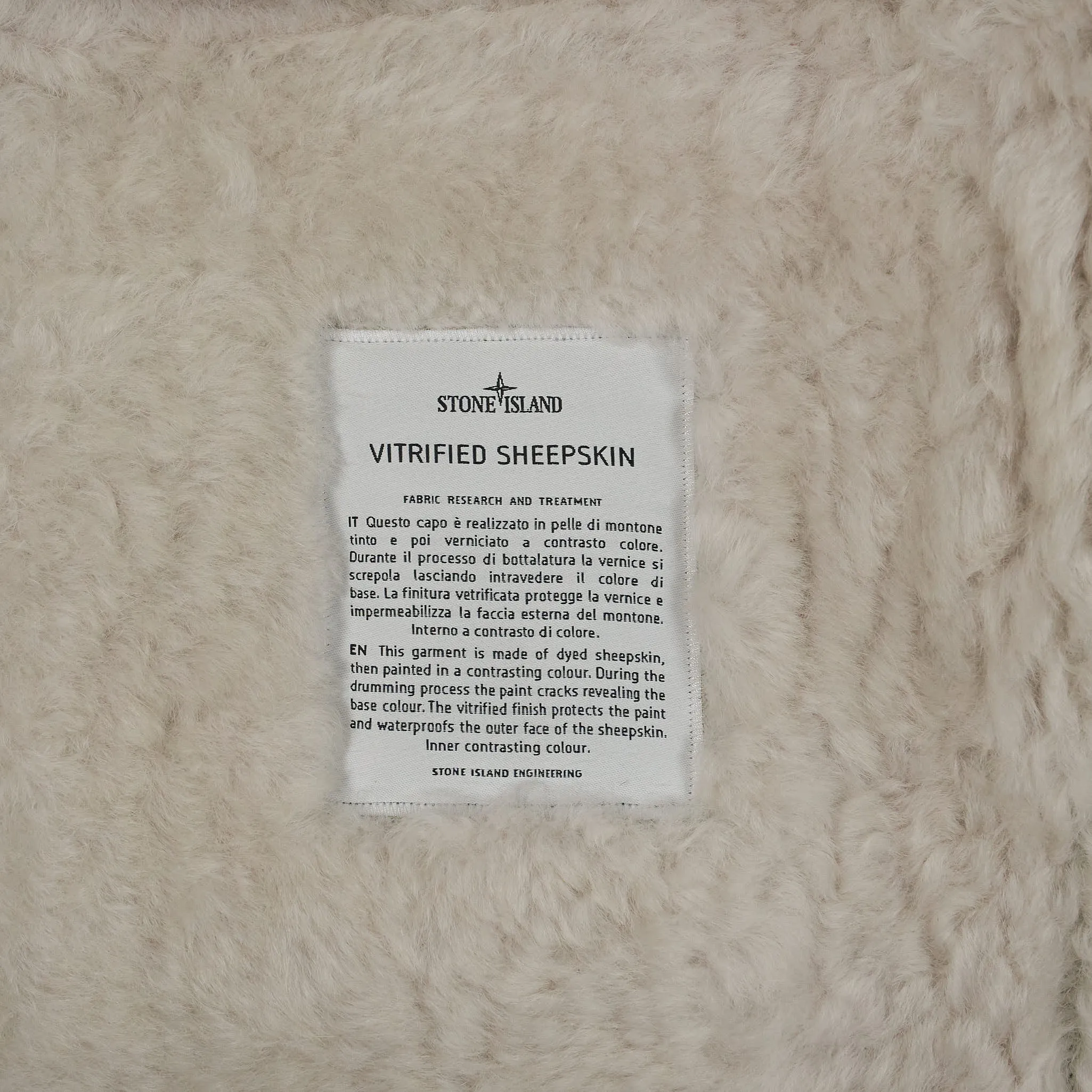 Stone Island Vitrified Sheepskin Parka