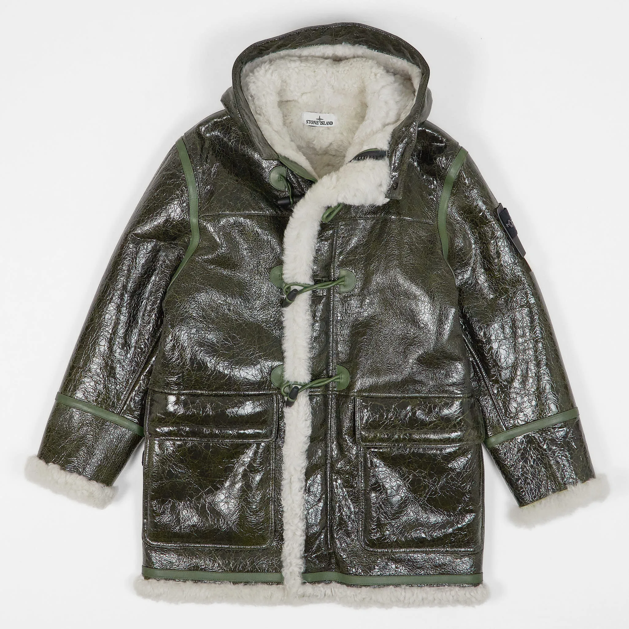 Stone Island Vitrified Sheepskin Parka