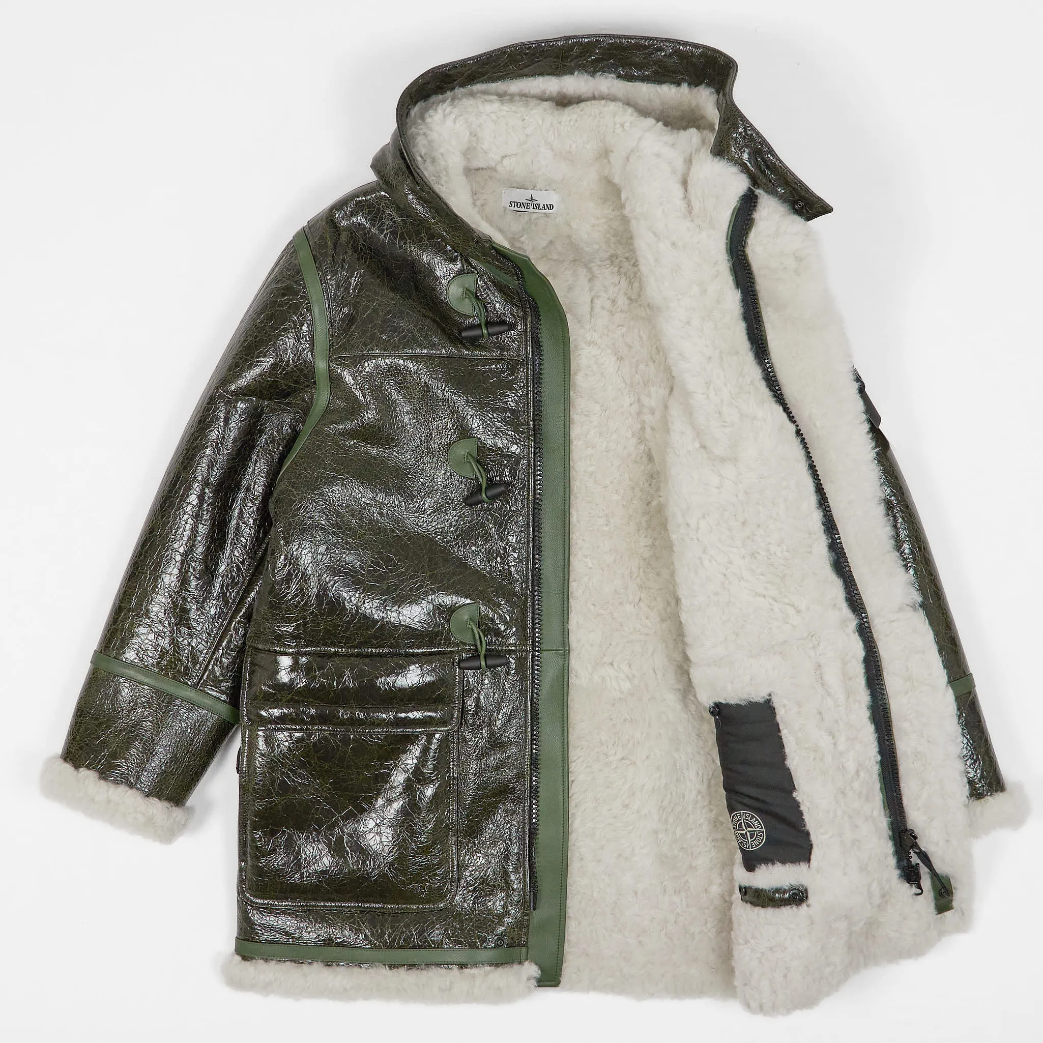 Stone Island Vitrified Sheepskin Parka