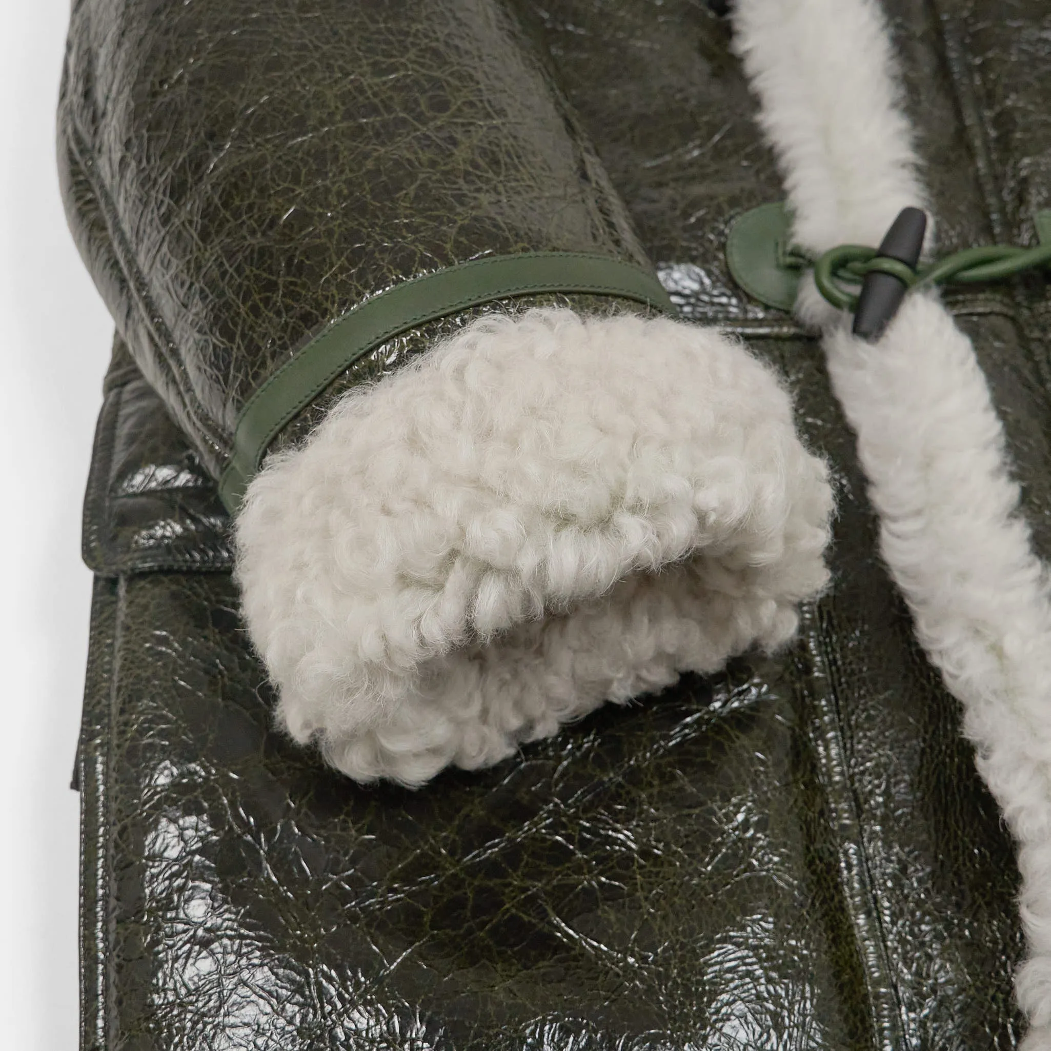 Stone Island Vitrified Sheepskin Parka