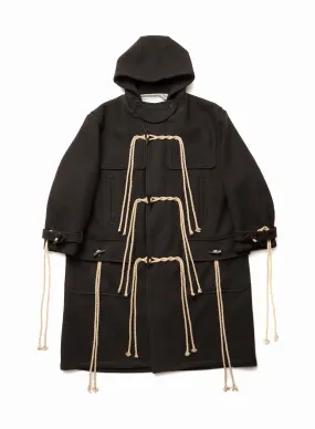 SUGARHILL  CORDED DUFFLE COAT(CHARCOAL BLACK)