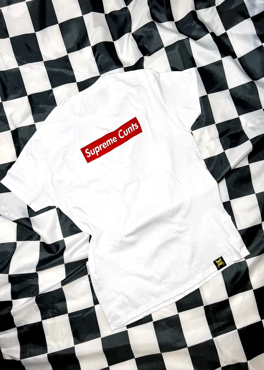 Supreme Cunts Red Logo Graphic T Shirt