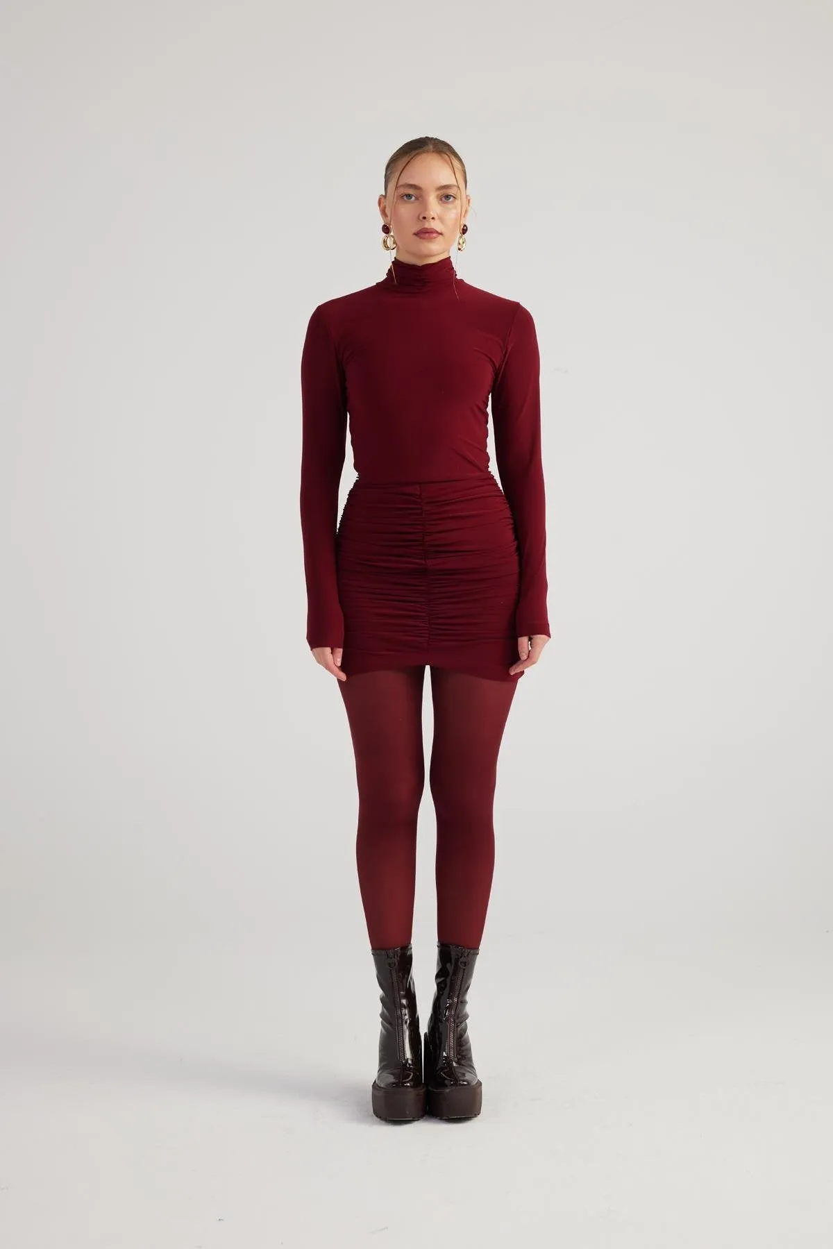 Tami Dress Burgundy