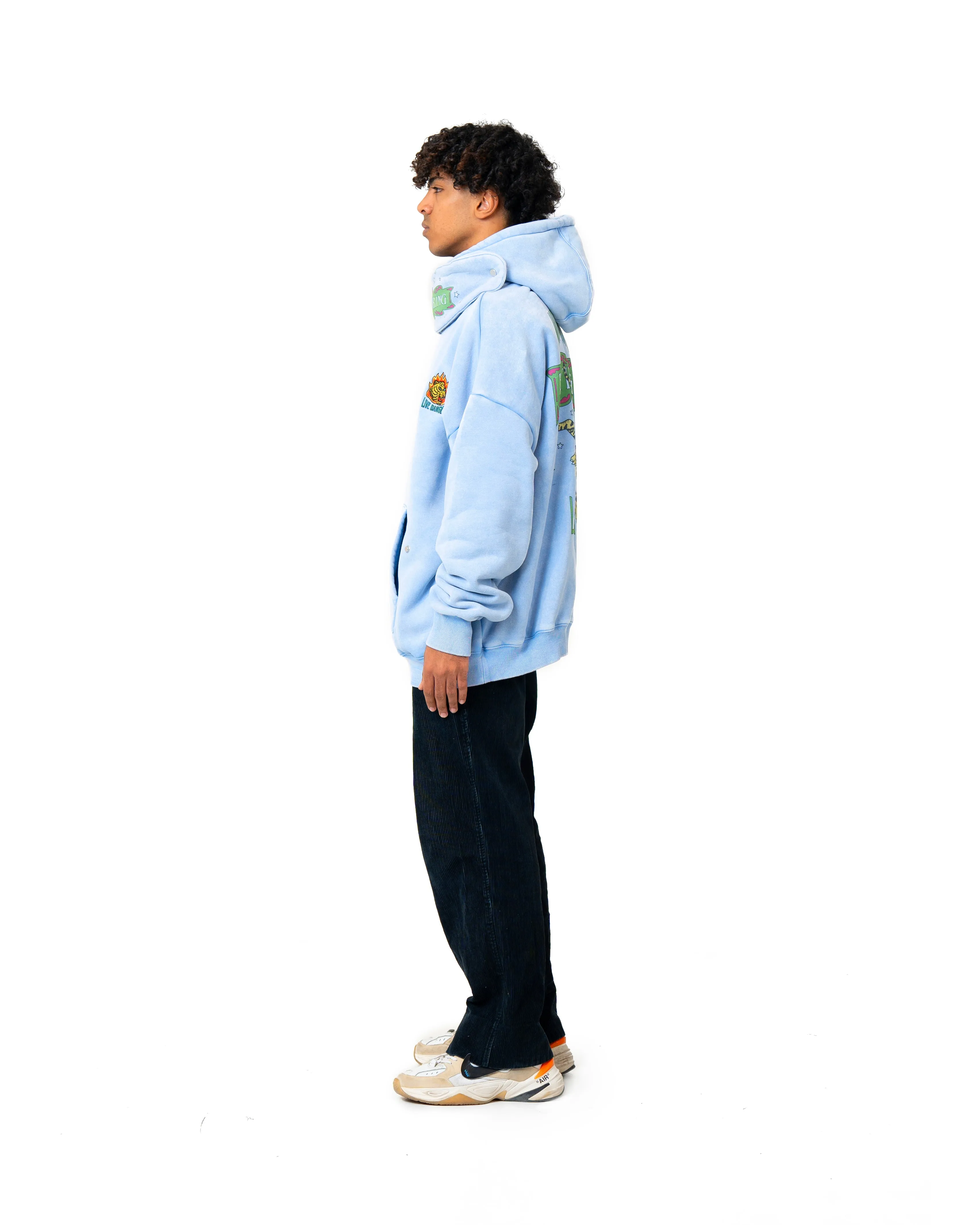 Tiger Through A Fire Ring Hoodie