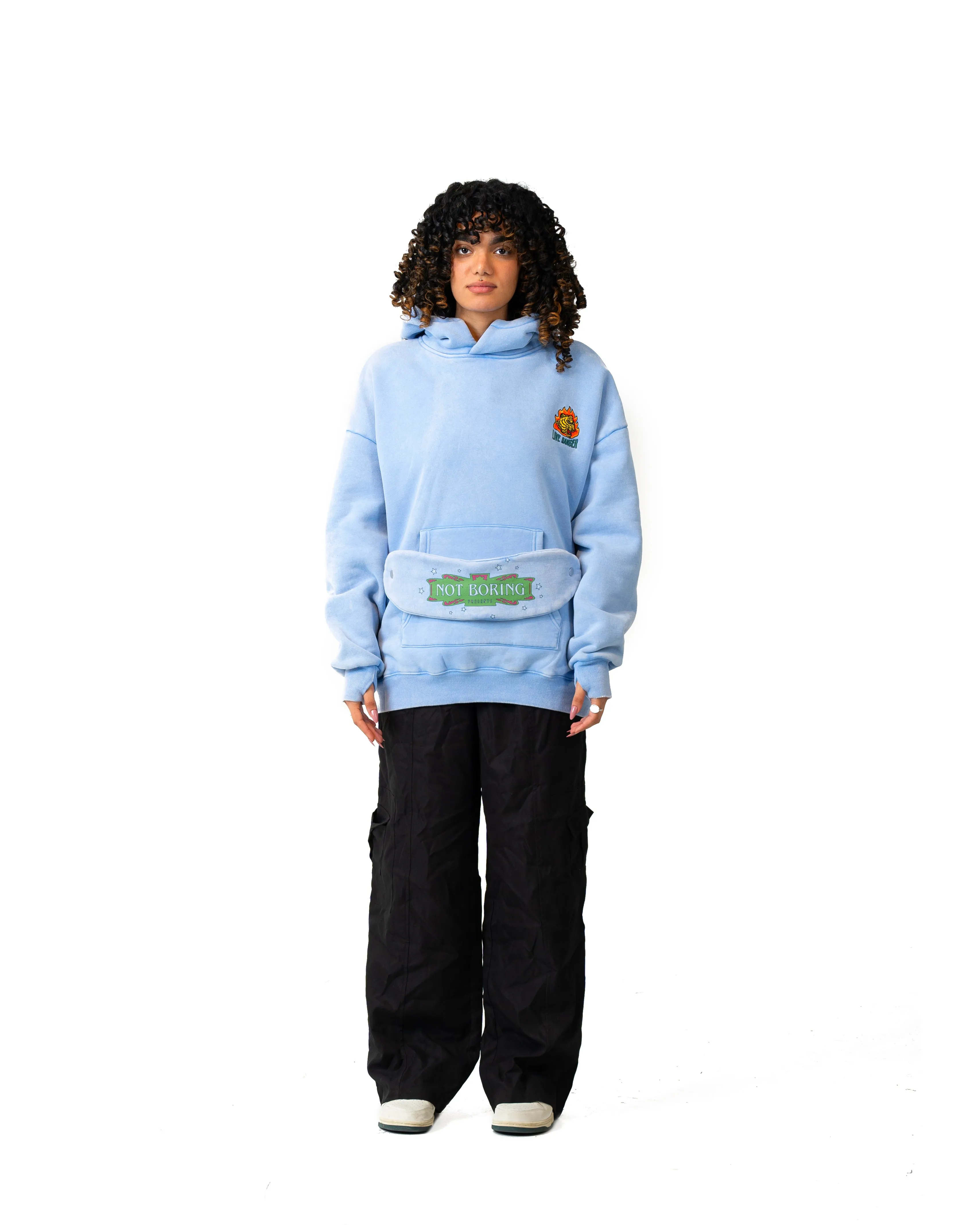 Tiger Through A Fire Ring Hoodie