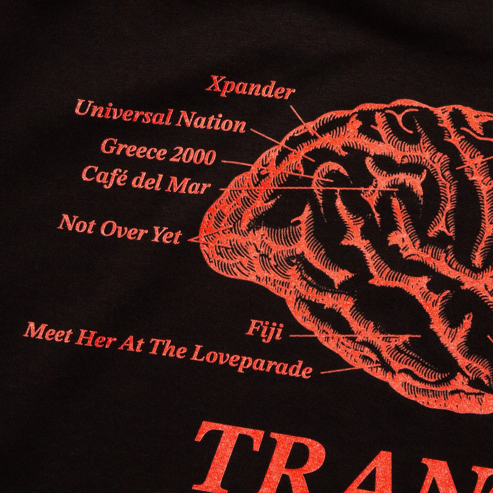 Trance Trax PT1 Back Print - Tshirt - Black