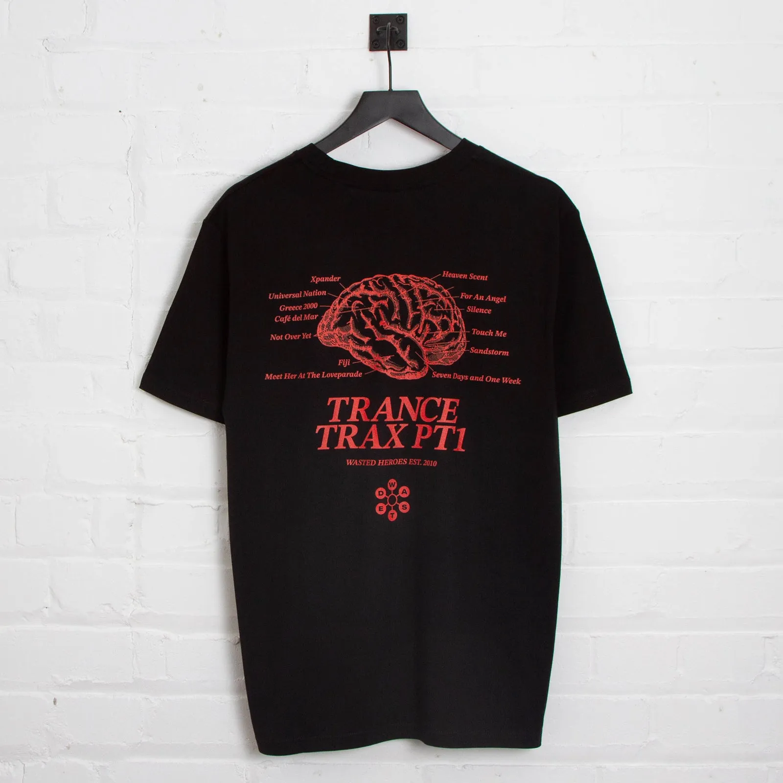 Trance Trax PT1 Back Print - Tshirt - Black