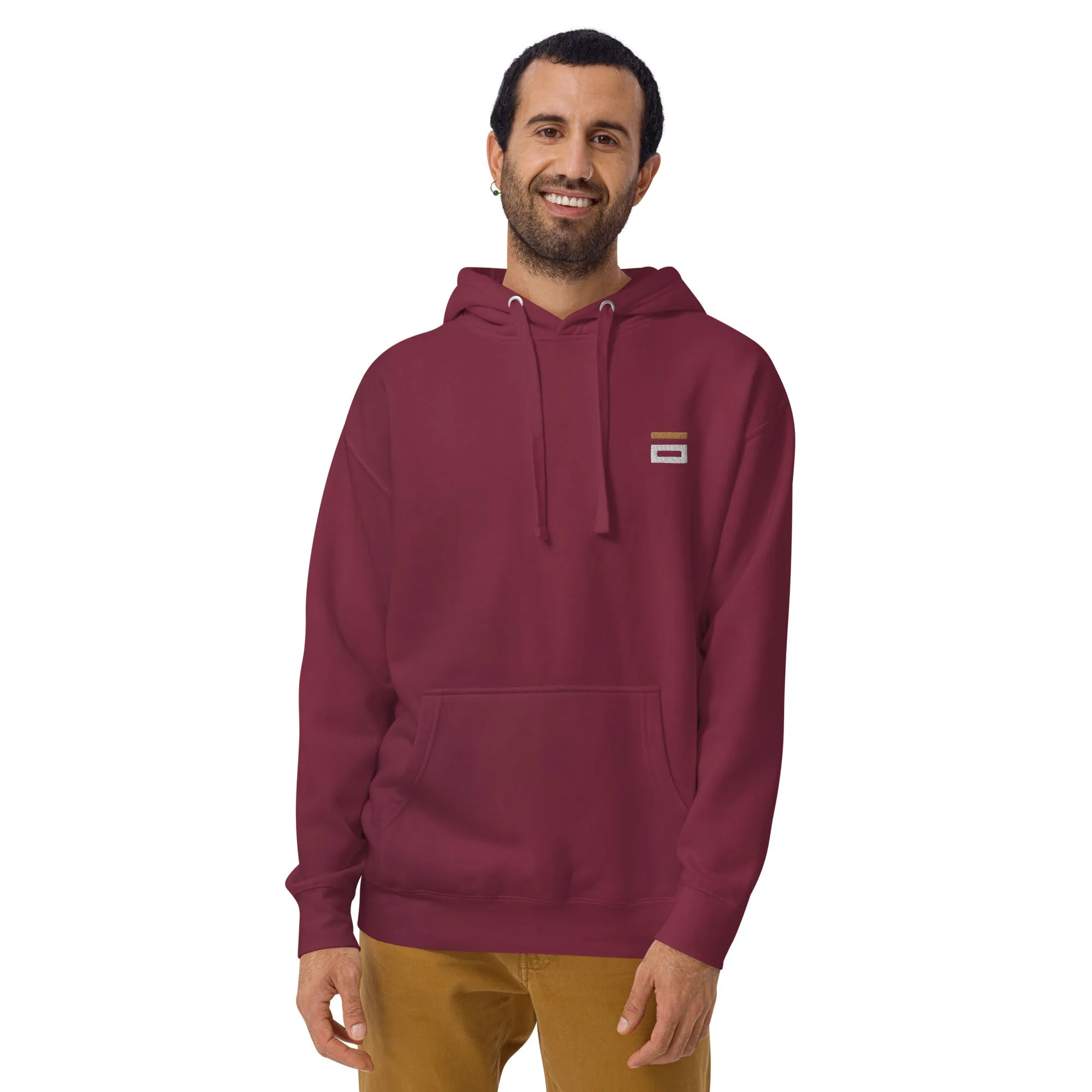 Unisex Hoodie Maroon