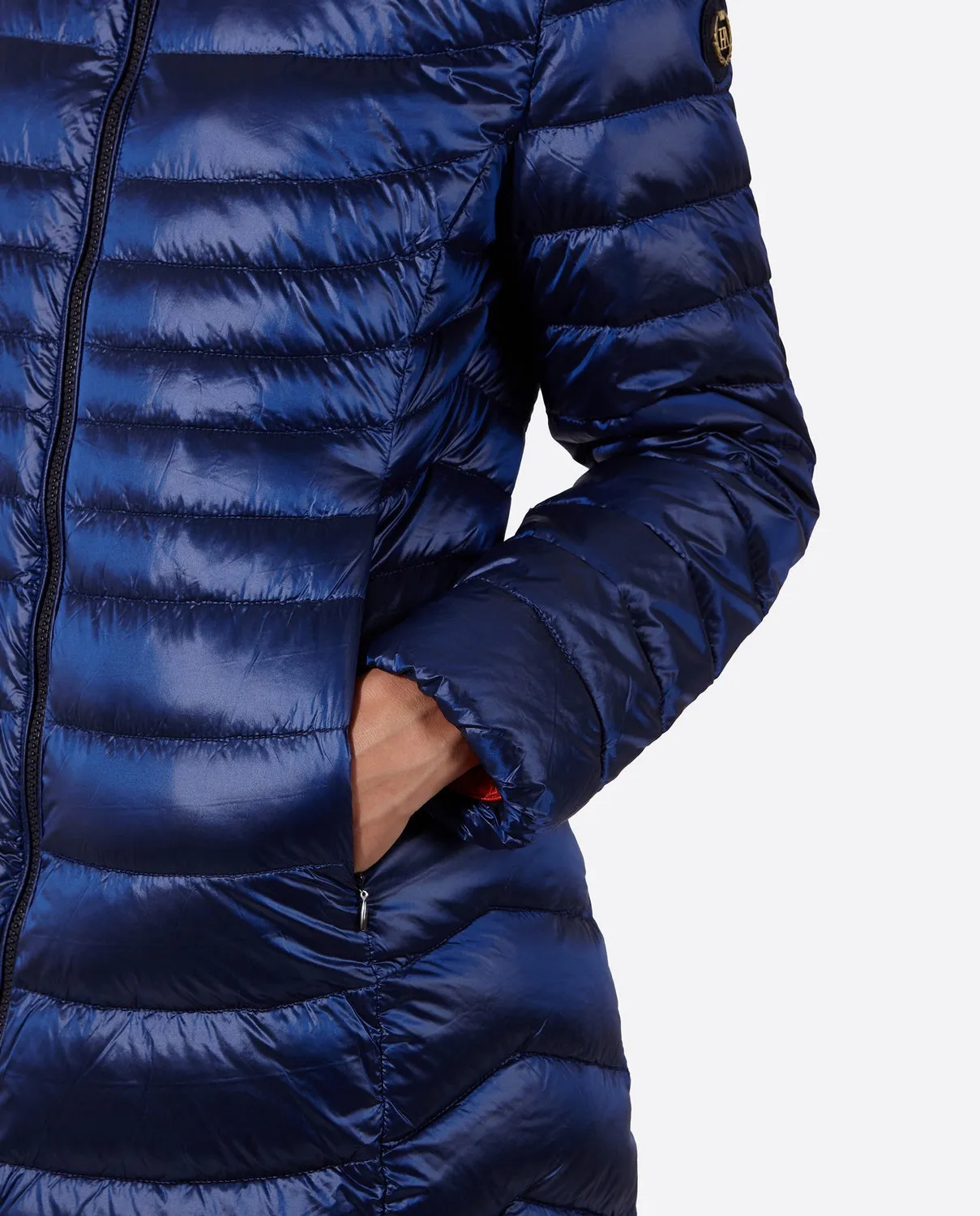 Women's down jacket CRIS Klein Blue