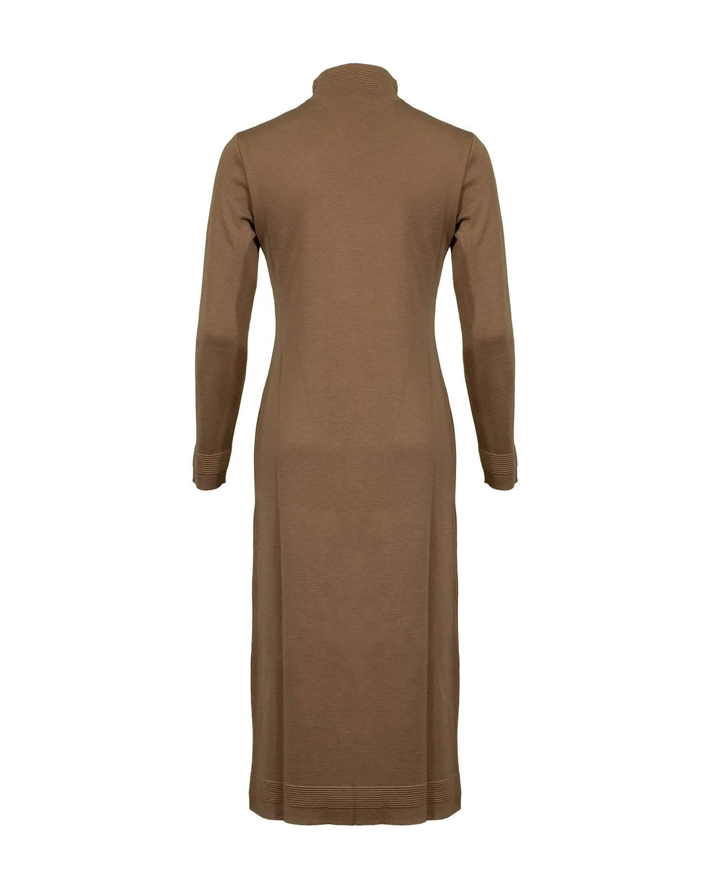 Wool Knit Midi Dress